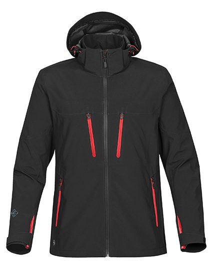Men´s Patrol Softshell Jacket – Stormtech in Black/Bright Red