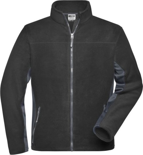 Herren Workwear Microfleece Jacke - Strong JN 842 – Daiber in Black/Carbon