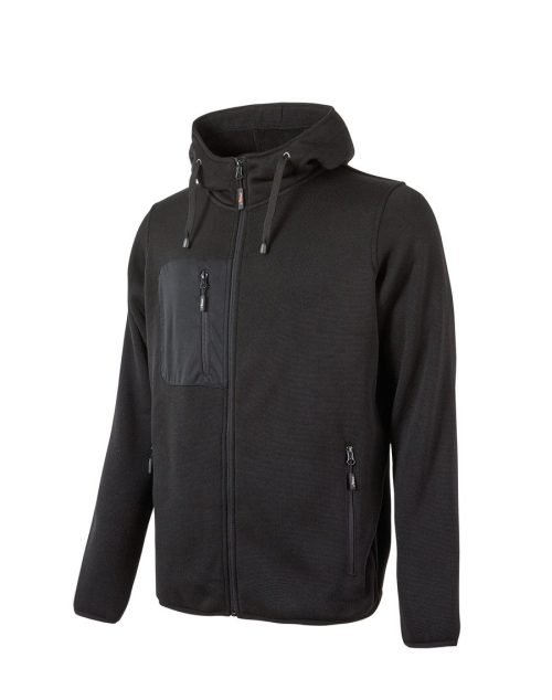 Kapuzensweatshirt Rainbow EY174 – U-Power in Black Carbon