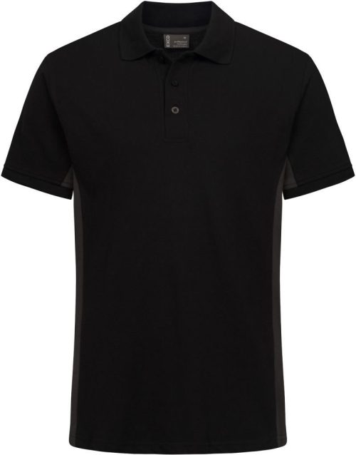 Unisex Kontrast Workwear Polo - EXCD 4590 – Promodoro in Black/Charcoal