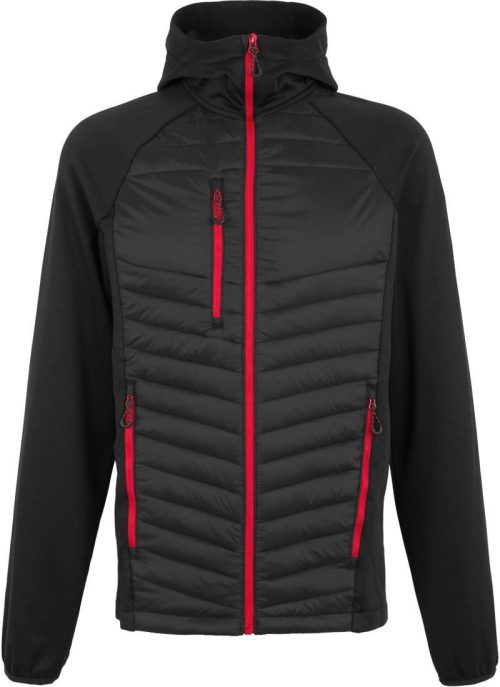Hybrid Jacke "Navigate" TRA 549 – Regatta in Black/Classic Red
