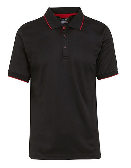 Navigate Short Sleeve Polo – Regatta Professional in Black/Classic Red