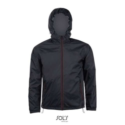 Sol's Skate - Unisex Lined Windbreaker – SOL'S in Black/Dark Grey