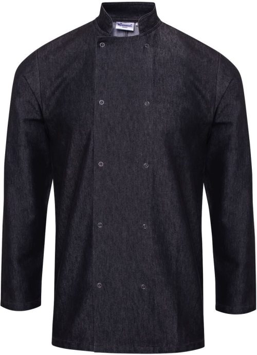 Denim Kochjacke PR 660 – Premier in Black Denim