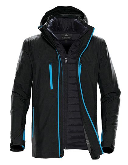 Men´s Matrix System Jacket – Stormtech in Black/Electric Blue