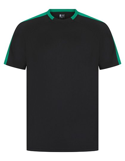 Adult´s Team T-Shirt – Finden+Hales in Black/Emerald