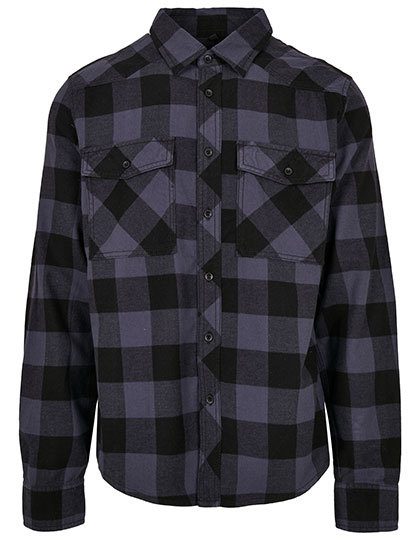 Check Shirt – Build Your Brandit in Black-Grey
