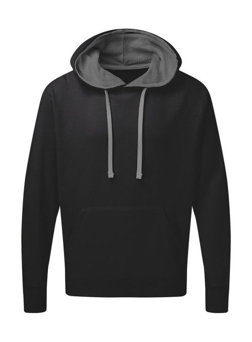 Contrast Hooded Sweatshirt Men SG24 – SG Originals in Black/Grey