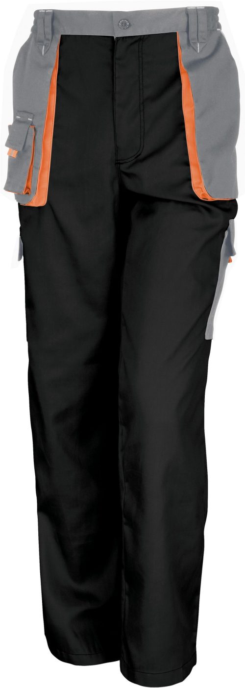 Work-guard Lite Trouser R318X – Result in Black / Grey / Orange