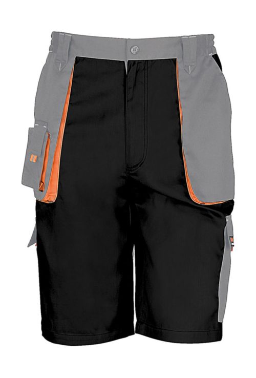 Lite Shorts – Result Workguard in Black/Grey/Orange
