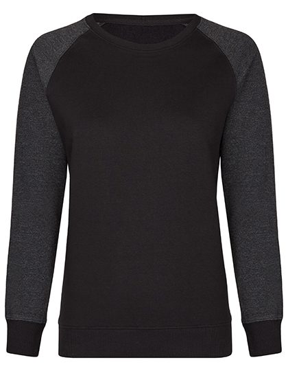 my mate - Ladies´ Crew Neck Sweat – Miners mate in Black/Heather Black