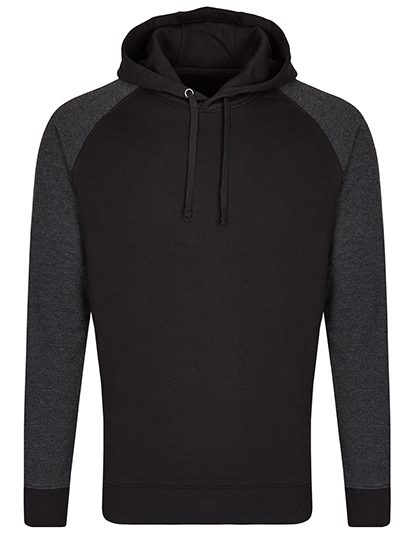 my mate - Men´s No Pocket Hoody – Miners mate in Black/Heather Black