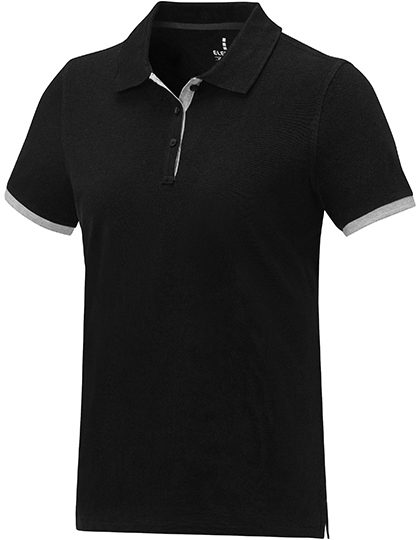 Ladies´ Morgan Polo – Elevate Life in Black/Heather Grey