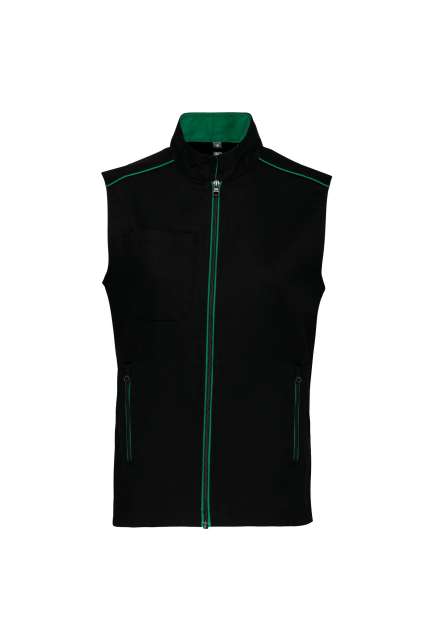 Men's Daytoday Gilet – Designed To Work in Black/Kelly Green