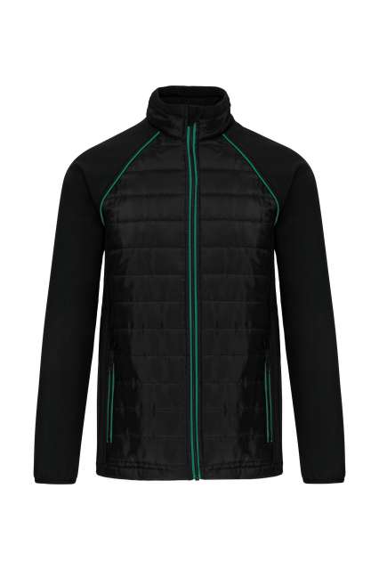 Unisex Dual-Fabric Daytoday Jacket – Designed To Work in Black/Kelly Green