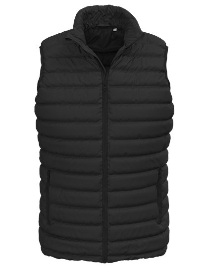 Lux Padded Vest Men – Stedman® in Black Opal