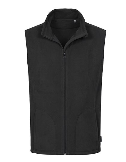 Classic Fleece Vest – Stedman® in Black Opal