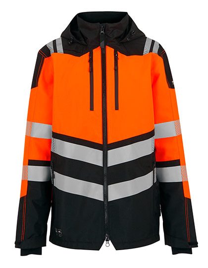 Hi-Vis X-Pro Waterproof Shell Jacket (Class 2) – Regatta High Visibility in Black/Orange