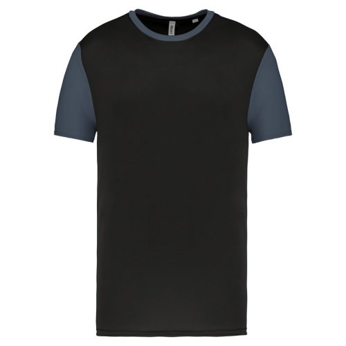 Unisex-Multisport-Kurzarmtrikot zweifarbig PA4023 – Proact in Black / Sporty Grey