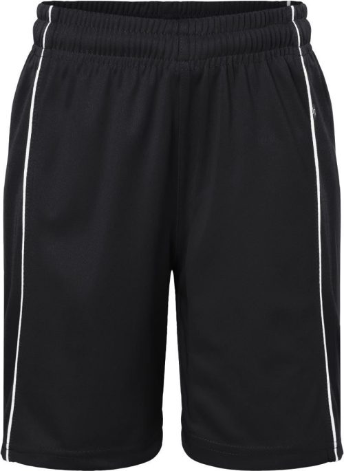 Kinder Basic Team Shorts JN 387K – Daiber in Black/White