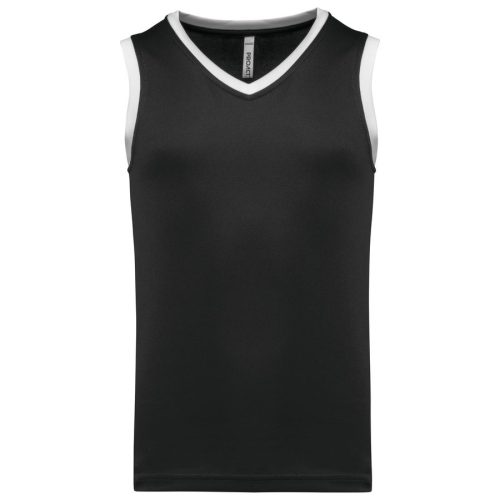 Kinder Basketball Trikot PA4052 – Proact in Black / White