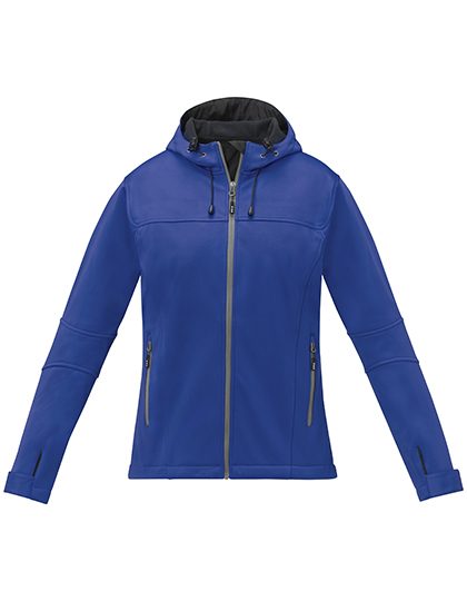 Ladies´Match Softshelljacket – Elevate Life in Blue