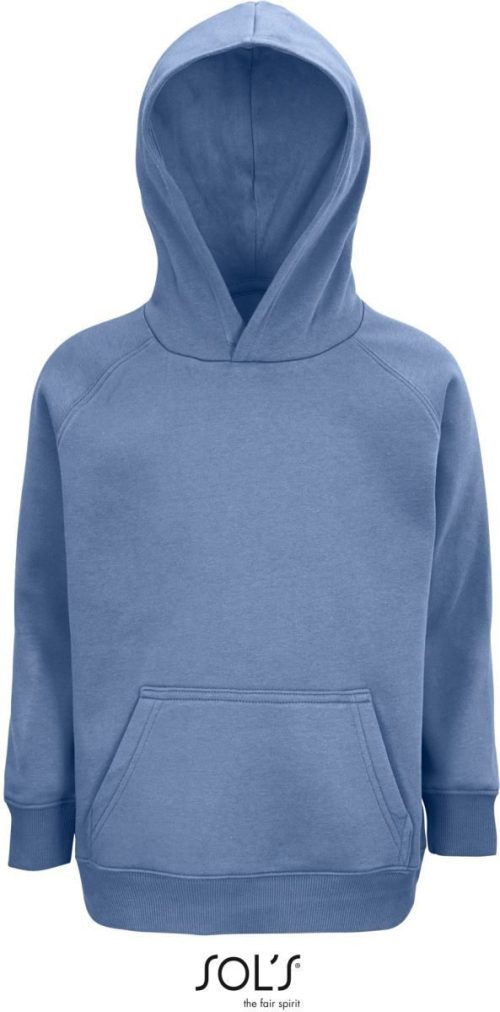Kinder Bio Raglan Kapuzen Sweater Stellar Kids – SOL'S in Blue