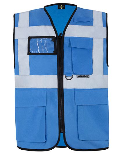 Executive Multifunctional Safety Vest Berlin – Korntex in Blue