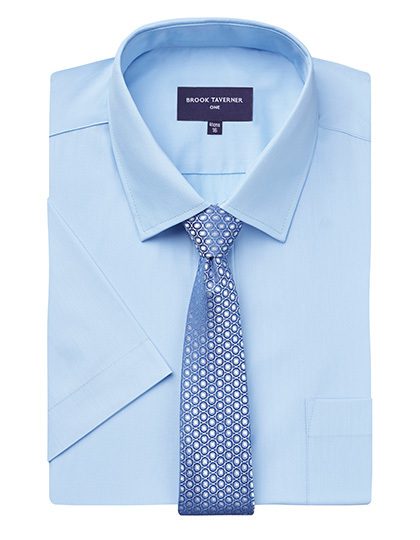 Vesta Short Sleeve Shirt – Brook Taverner in Blue