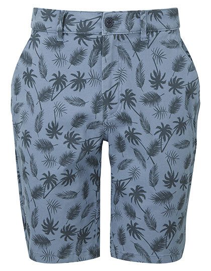 Men´s Palm Print Shorts – WOMBAT® in Blue (2160 C)