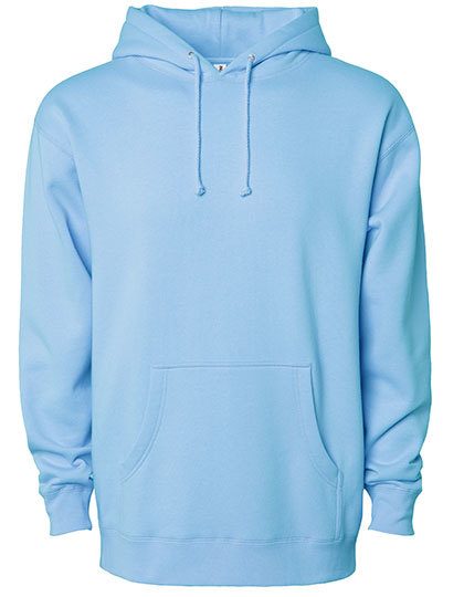 Men´s Heavyweight Hooded Pullover – Independent in Blue Aqua
