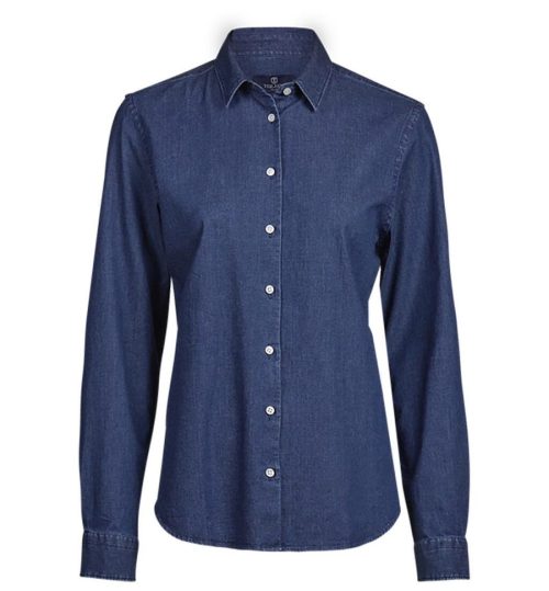 Women´s Denim shirt – Tee Jays in Blue Denim