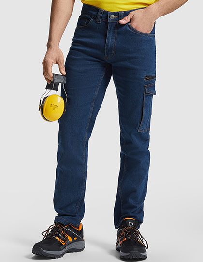Raptor Multipocket Jeans – Roly Workwear in Blue Jeans 143