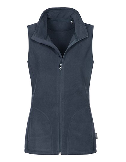 Classic Fleece Vest Women – Stedman® in Blue Midnight