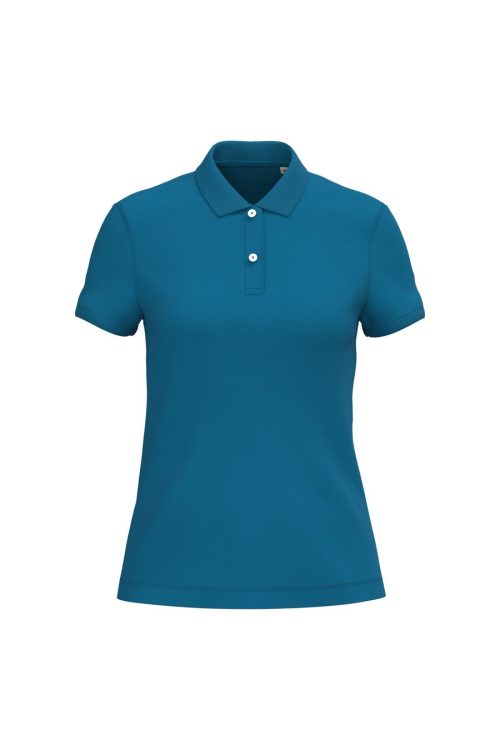 Polohemd aus Pikeetrikot für Damen NS208 – Native Spirit in Blue Sapphire