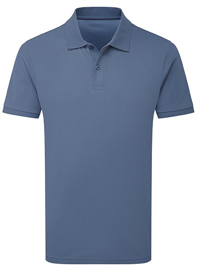 Men´s Premium Mercerised Polo – Asquith & Fox in Blue Steel