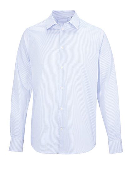 Women´s Easy Care Striped Shirt Baptiste – NEOBLU in Blue Stripes