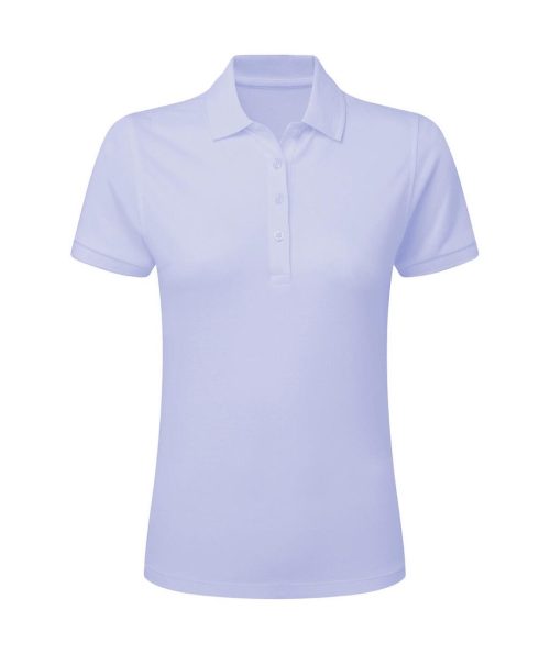 Signature Tagless Polo Stretch Women SGPoloF – SG Signature in Blue Water