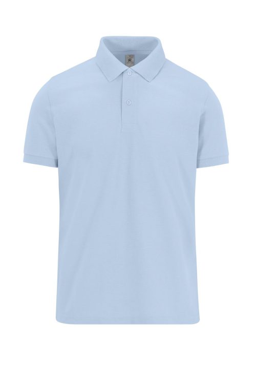 MY POLO 180 Herren mit kurzen Ärmeln PU424 – B&C in Blush Blue