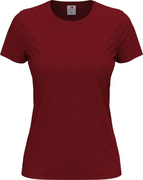 Damen T-Shirt Classic-T Women – Stedman in Bordeaux
