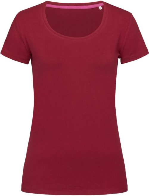Damen T-Shirt Stretch-T Women – Stedman in Bordeaux