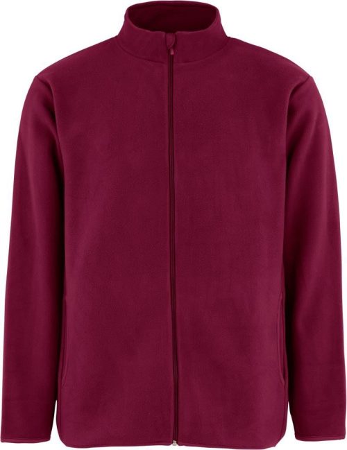 Schwere Fleece Jacke R 73601 – Neutral in Bordeaux
