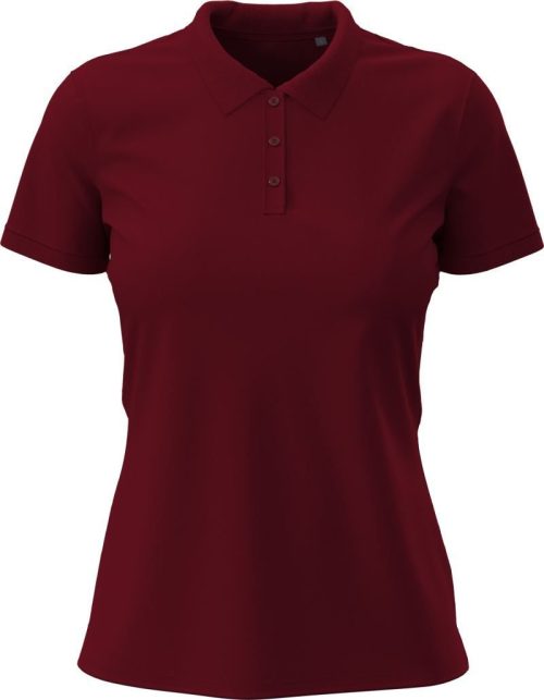 Schweres Damen Stretch Piqué Polo Stretch Polo Women – Stedman in Bordeaux