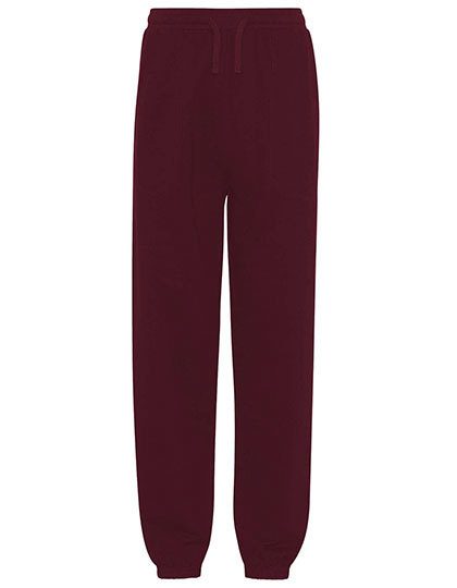 Unisex Sweatpants With Elastic Cuff – Neutral in Bordeaux