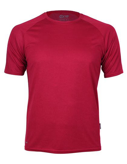 Rainbow Tech Tee – CONA SPORTS in Bordeaux Red