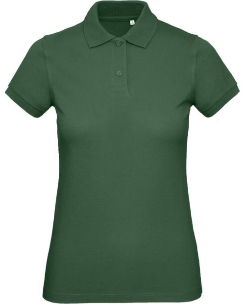 Damen Bio Piqué Polo Inspire Polo /women_° – B&C in Bottle Green
