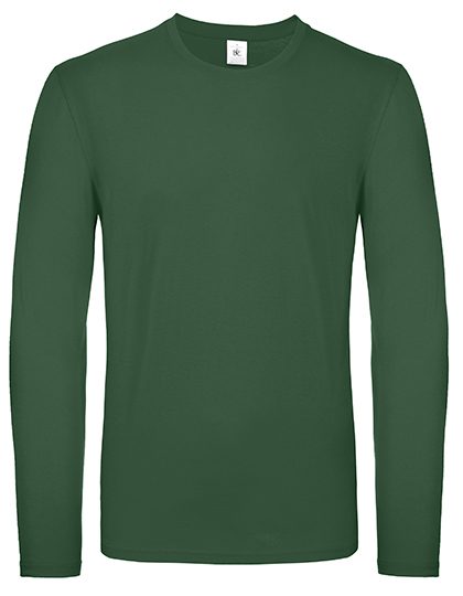 Men´s T-Shirt #E150 Long Sleeve – B&C BE INSPIRED in Bottle Green