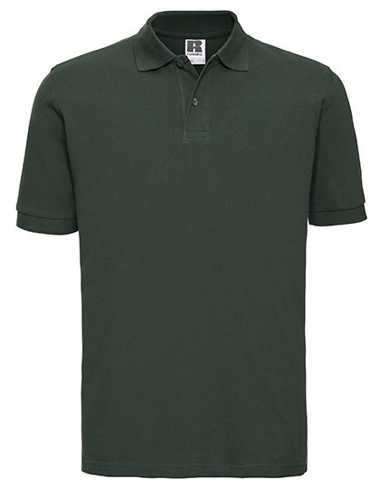 Men´s Classic Cotton Polo – Russell Athletic in Bottle Green