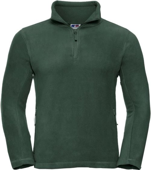 Fleece Pullover mit 1/4 Zip 874M – Russell Athletic in Bottle Green
