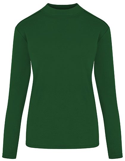 Women´s Premium Highneck Longsleeve Tees – HRM in Bottle Green